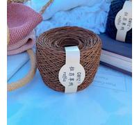 XDMING Rafia Vegetal extrafina de 220 m, Hilo Fino, Tejida a Mano, para Bolso, Gorro de Verano, Hilo de Ganchillo, Bricolaje, ecológico