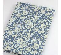 XDMING Tela Liberty Hecha a Mano con Estampado de Cerezas pequeñas, Fina, de Popelina de algodón, londinense, para Coser Vestidos, Patchwork, Bricolaje, por Metro.