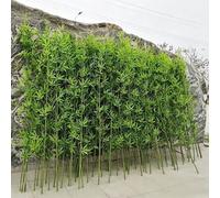XDOPIRRS Biombo de Privacidad de Bambú Artificial para Exteriores, Planta Artificial Impermeable para Privacidad, Adecuada para la Decoración de Balcones, Jardines(1.8m/5.9ft Tall,100 Bamboo)