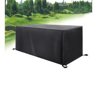 XDPBLM Funda Mueble de Jardín Exterior 60x60x90cm(LxWxH) Rectangular Funda de Muebles Patio, UV Anti, Resitente al Polvo, Cubierta de Mesa Impermeable Protectora Muebles Jardin pour Mesa de Jardín