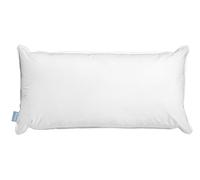 XDREAM Almohada de agua, ortopédica, con cantidad de relleno ajustable, funda de algodón 100%, 40 x 80 cm, fabricada en la UE, color blanco