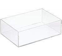 XDRGOOIUY Bandeja de acrílico integrada de Alta Transparencia, Caja de Almacenamiento con cajón, Caja de Accesorios para exhibición de Tanques de Agua de Tiro