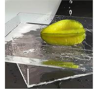 XDRGOOIUY Caja de Almacenamiento con cajón de Bandeja Transparente de acrílico, Caja de Accesorios para exhibición de Tanques de Agua, Caja de Almacenamiento de Accesorios Decorativos