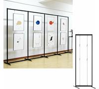 XDRGOOIUY Expositor de Cuadros con Base Estable, Expositor de Pinturas Independiente de Doble Cara para galerías de Arte, ferias de artesanía y Stands.