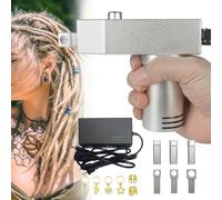 XDRGOOIUY Kit de máquina de rastas, máquina instantánea para rastas con 6 agujeros de repuesto, puede funcionar directamente en tu cabello real, fácil de usar