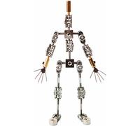 XDRGOOIUY Kits de armaduras para Hacer en Stop Motion, Esqueletos de Marionetas de Metal para la creación de Personajes/Kits de armaduras de Estudio listos para animación Stop Motion