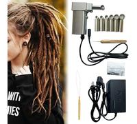XDRGOOIUY La Máquina De Rastas con 6 Cabezas, El Fabricante Automático De Rastas Portátiles De La Máquina De Rastas Instantáneas Se Puede Usar En La Cabeza.