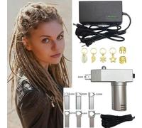 XDRGOOIUY La Máquina De Rastas con 6 Cabezas, El Fabricante Automático De Rastas Portátiles De La Máquina De Rastas Instantáneas Se Puede Usar En La Cabeza.