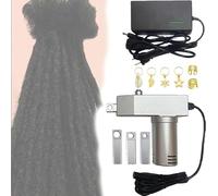 XDRGOOIUY Máquina De Fabricantes De Rastas con 3 Cabezas, Máquina De Rastas Instantáneas, Máquina De Rastas Instantáneas con 20 Agujas Automáticas De Crochet, Paras, Tamaños De 6/8/10 Mm.