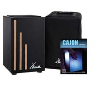 XDrum Cajon Primero Negra in scuela de cajón y bolsa, Cuerpo: tilo