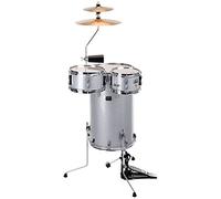 XDrum Club Cocktail batería con cascos de arce de 7 capas, Silver Sparkle