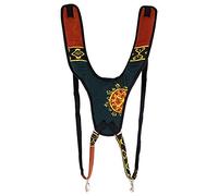 XDrum Correa Djembe Eco - Correa de hombro para colgar Djembes - con 2 mosquetones metálicos - ajustable de 60 a 76 cm - multicolor