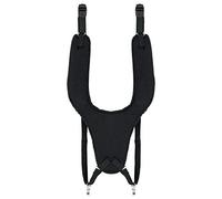 XDrum Correa Djembe Eco (correa de hombro para colgar djembes, con 2 mosquetones metálicos, ajustable de 60 a 76 cm) negra