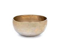 XDrum Cuenco Sonoro Omshanti 17 cm, Hecho a mano en India, Color: dorado