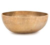 XDrum Cuenco Sonoro Omshanti 39 cm, Hecho a mano en India, Color: dorado