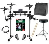 XDrum DD-400 Set Completo de Batería Electrónica con Amplificador, Cable, Banqueta, Escuela y Baquetas