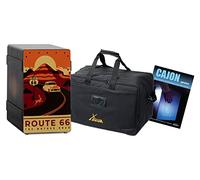 XDrum Design Series Cajon "Route 66" Set in olsa + Escuela, 5 cm