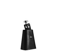 XDrum HCB-4 Cowbell - Cencerro de 4" con 17 cm de largo para batería y percusión - Campana de acero - Montable en batería - Negro