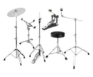 XDrum HP-Semi5S Paquete de Hardware 6 piezas con Taburete, Peso: 2