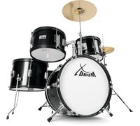 XDrum Junior Pro Kids batería Black con manual y DVD incluido