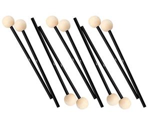 XDrum MM3 Baquetas De Madera Para Xilófono Y Vibráfono 5 Pares, 5 cm