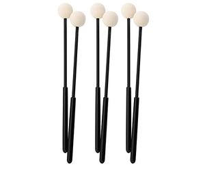 XDrum MM4 Baquetas Para Xilófono/Vibráfono De Fieltro Set De 3 Pares