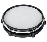 XDrum MP-10 Mesh Pad 10" (E-Drum, Cabezal de Malla, Piel de Tela, Dual Zone, Función Rim Shot, Sensación de Tacto Natural, Compatible con Roland, Incl. Soporte)