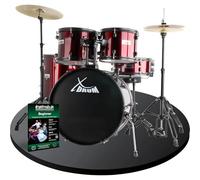XDrum Rookie 22" Standard Juego Completo de Batería Ruby Red in scuela