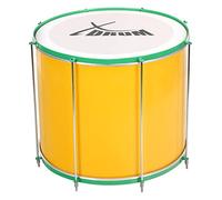 XDrum SSD-2016 Surdo Samba Trommel - bombo brasileño - caja de aluminio - 8 tornillos de afinación - tamaño: 20" x 16" - amarillo-verde