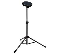 XDrum TF-8/PPS-1 SET: TrueFeel 8" Practice Pad + soporte ajustable + bolsa. Pad con superficie de goma especial rugosa, altura y ángulo de cabeza variables, color negro.
