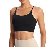 XDSP Sujetador Deportivo Mujer Alto Impacto Confort Sujetador para Mujer Sujetador Deportiva sin Costuras Sostén sin Aros con Almohadillas Extraíbles para Mujeres