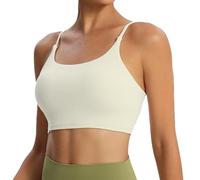XDSP Sujetador Deportivo Mujer Alto Impacto Confort Sujetador para Mujer Sujetador Deportiva sin Costuras Sostén sin Aros con Almohadillas Extraíbles para Mujeres