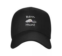 XDTINYR Clásica Gorra de béisbol Barn Hunt Canine Rat Hunting - Barn Hunt con Palabra de Ratas con Palabras de Ratas tácticas duras Sun Man Sun Man Sombreros Ajustables para Mujer Regalos