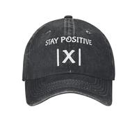 XDTINYR Gorras de béisbol Retro, Mejor Broma Divertida de Profesor de matemáticas Hombres de Sol Mujeres diversión para Mantenerse Positivo Unisex Camionero Lavado al por Mayor Regalos cómodo algodón