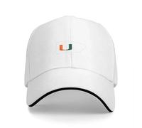 XDTINYR Gorras de béisbol Retro University of Miami Remo de Lujo Moda de Playa para Mujer Regalos para Hombres Algodón cómodo para Golf Deportes de Carrera