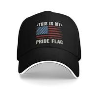XDTINYR Sombreros de béisbol Retro This is My Pride Flag America 4 de Julio para Hombres Mujeres Trucker Classic Snapback Regalos Cómodo algodón