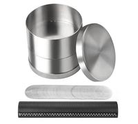 XDTKJDZ Juego de tamices de clasificación de diamantes de precisión, tamiz profesional de clasificación de diamantes, herramienta para hacer joyas, diámetro de 48/65/80 mm, para cuentas de pasatiempos
