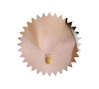 Xduargs Collar con colgante bohemio Durian con cadena dorada, gargantilla vintage 3D, minimalista, bonita joyería Durian para mujer, Zinc