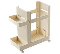 Xdyyjrasa Almacenamiento de Esterilla de Yoga de 2 Niveles de Gran Capacidad con Ruedas - Organizador de Equipos de Entrenamiento Multifuncional para Gimnasio en casa, 10x20x20