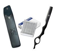 XE Cortes de cabello Barbero navaja de adelgazamiento,maquinilla Acero inoxidable de afeitar ideal para peinar plumas, texturizar el cabello y maquinilla de afeitar en capas para salón y uso doméstico
