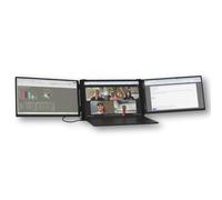 Xebec Extensor de pantalla para laptop Tri-Screen 3 | Monitor portátil para portátiles de 13 a 18 pulgadas | Dos pantallas de 1080p a través de un cable USB-C | Plug and Play | Funda de viaje incluida