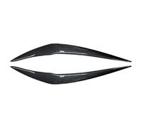XEBRAD 1 par de accesorios cubierta párpado cejas para faros delanteros coche, Serie Late 118i 120i 2015 2016 2017 2018 2019, para, para F20 tira de ajuste de cejas para faros de coche(Carbon Fiber)