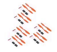 XEBRAD 12 piezas 10x4.5 1045 1045R Hélices de repuesto for DJI, F450 F550 Multi-Copter RC Cámara Drone Repuestos CW CCW Kits alas Pala de hélice para drones(Orange)