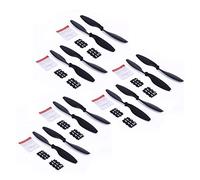 XEBRAD 12 piezas 10x4.5 1045 1045R Hélices de repuesto for DJI, F450 F550 Multi-Copter RC Cámara Drone Repuestos CW CCW Kits alas Pala de hélice para drones(Schwarz)