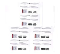 XEBRAD 12 piezas 10x4.5 1045 1045R Hélices de repuesto for DJI, F450 F550 Multi-Copter RC Cámara Drone Repuestos CW CCW Kits alas Pala de hélice para drones(White)
