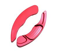 XEBRAD 2 piezas de extensión palanca cambios for volante, for Ford, Mondeo, Edge Taurus, Lincoln, MKC, MKX, MKZ 2013-2019 Levas de cambio en el volante(Rot)