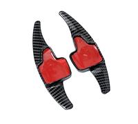 XEBRAD 2 piezas de palanca cambios volante extendida for Ford, for Focus, 3 MK3, for, 4 MK4 Escape, for Kuga, ABS Sport fibra carbono Levas de cambio en el volante