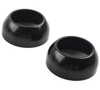 XEBRAD 2 uds Frontal, para K Cubiertas de Tapa Maletero Amortiguador Aluminio Negro, para Dyna Convertible, para FXDS-Conv Low Rider, para Tapa de Horquilla de suspensión de Moto