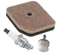 XEBRAD 4237 120 1800 Limpiador de Filtro de Aire reemplaza, for STIHL, HS81R HS81RC HS81T HS81TC HS86R HS86T 81R 81RC 81T 81TC HS86R 86T con bujía Filtro de Aire para cortacésped