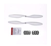 XEBRAD 8 piezas 1045 1045R Hélice ABS de repuesto for DJI, F450 F550 Multi-Copter Quad-Copter Drone Piezas CW CCW Wing Fan Pala de hélice para drones(White)